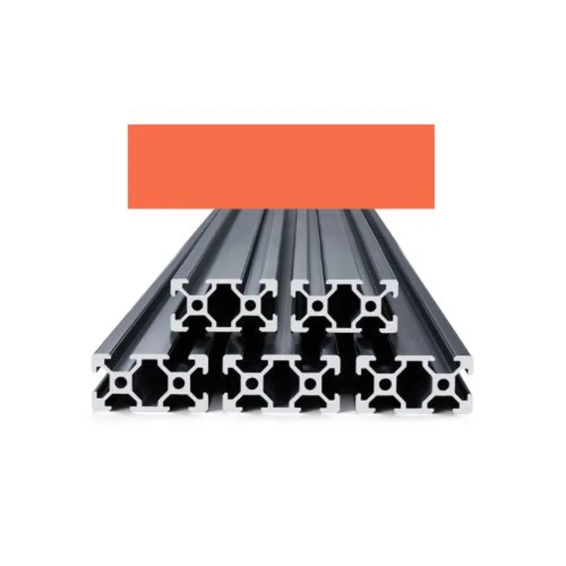 0.16 In T Slot Aluminum Extrusion Anodized Linear Rail 2000mm 2040-200-5 (Pack of 5)