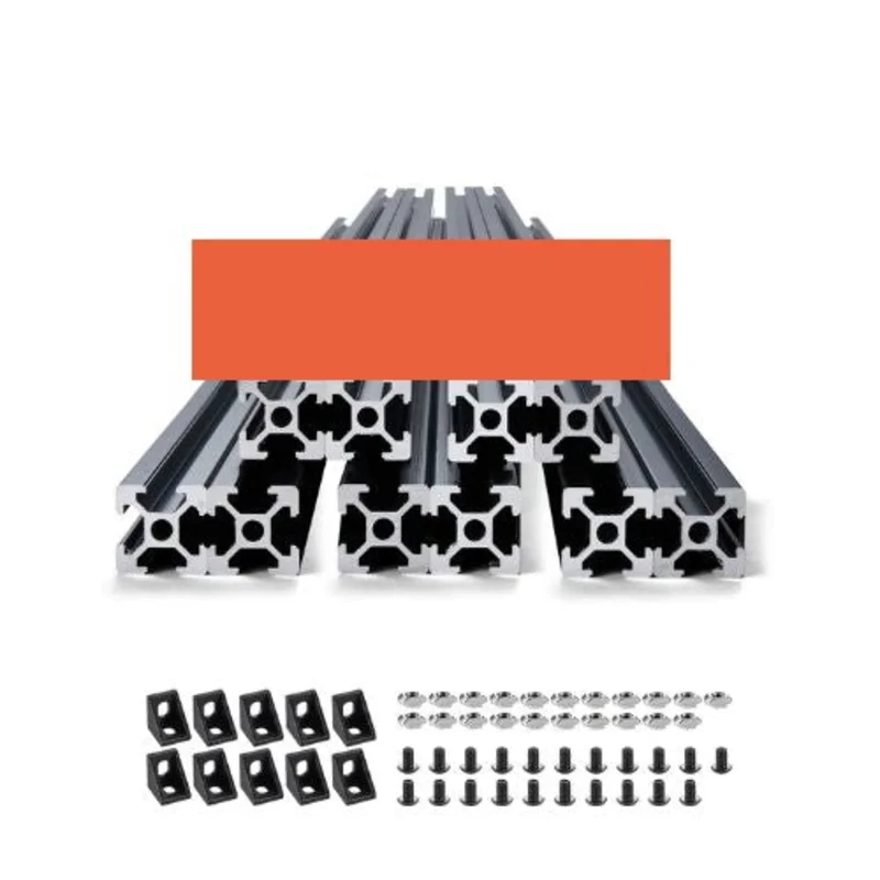0.19 In Aluminum Extrusion Anodized Linear Rail T Slot 2020 2020-150-10( Pack of 10)