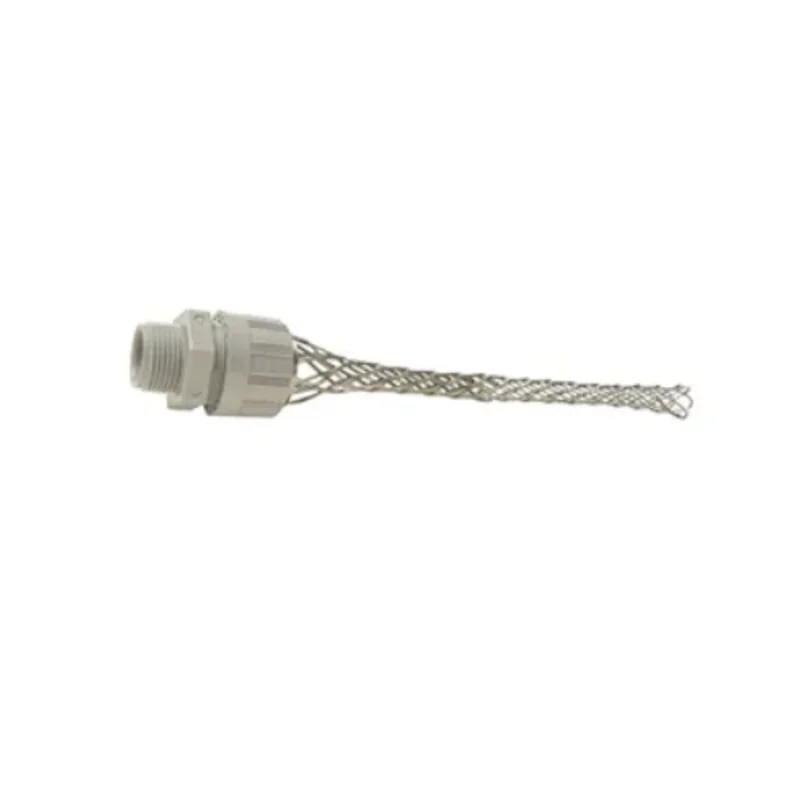 0.25 Inch Minimum Cable Range Strain Relief Cord Grip With Stainless Steel Mesh CGN75187NM