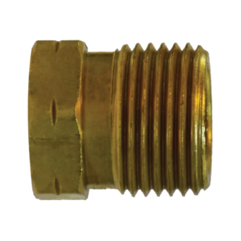 0.880-14 LH Standard POL Nut Thread Solid Brass 34016