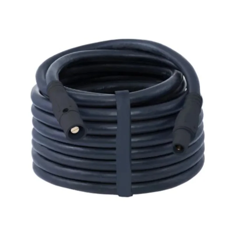 1/0 AWG Type SC Cable With Cam Lock Connectors (75ft) Black