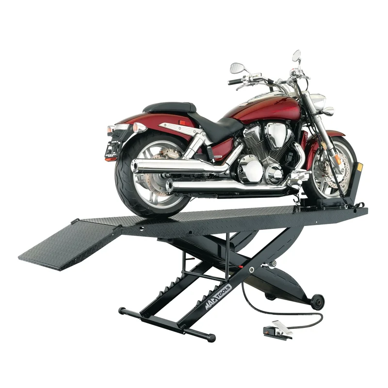 1,000-lbs. Capacity Portable Pneumatic Motorcycle Lift