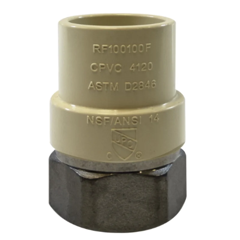 1-1/2 Inch CPVC 1-1/2 Inch Female IPS Stainless Steel Adapter 35407SS