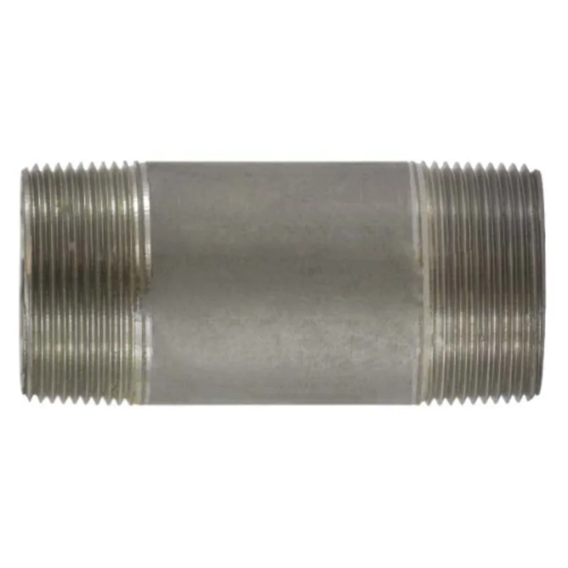 1-1/2 Inch MPT Seamless Pipe Nipple Stainless Steel 51140