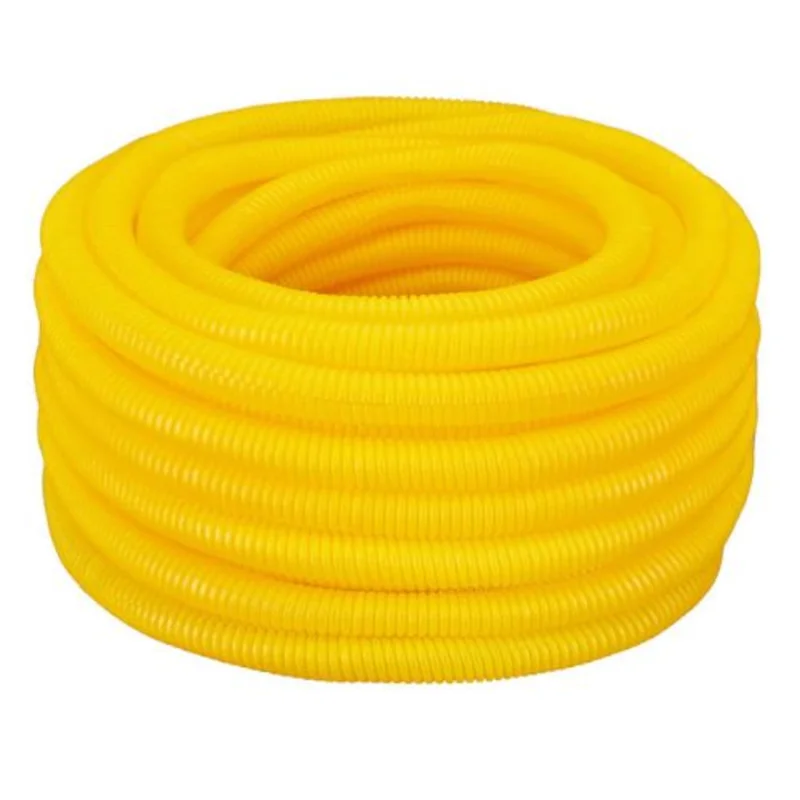 1 1/2 Inch NON Split Loom Tubing Corrugated Yellow 100FT