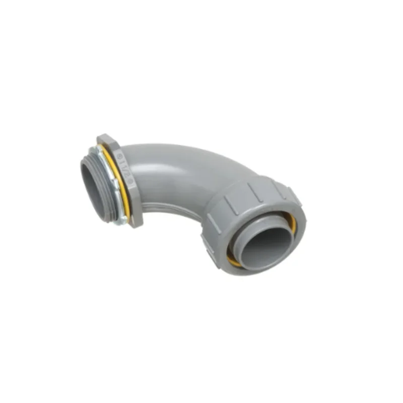 1-1/2 Inch Snap2IT Push In Non Metallic Liquidtight Conduit Connector UV-Rated Plastic NMLT90150