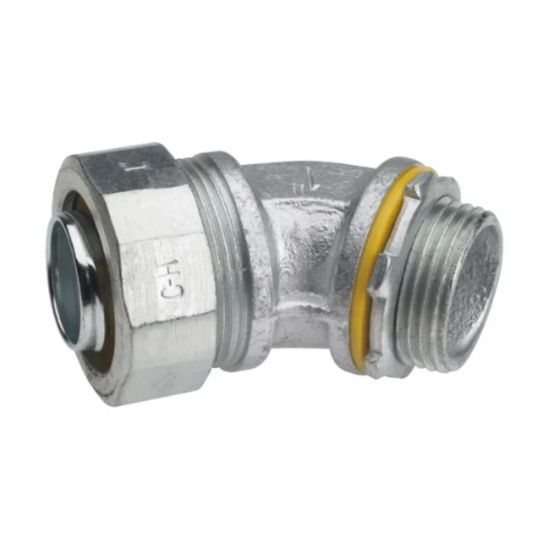 1-1/4 Inch Malleable Iron Insulated Liquidtight Conduit Connector Electroplated Zinc LTB12545