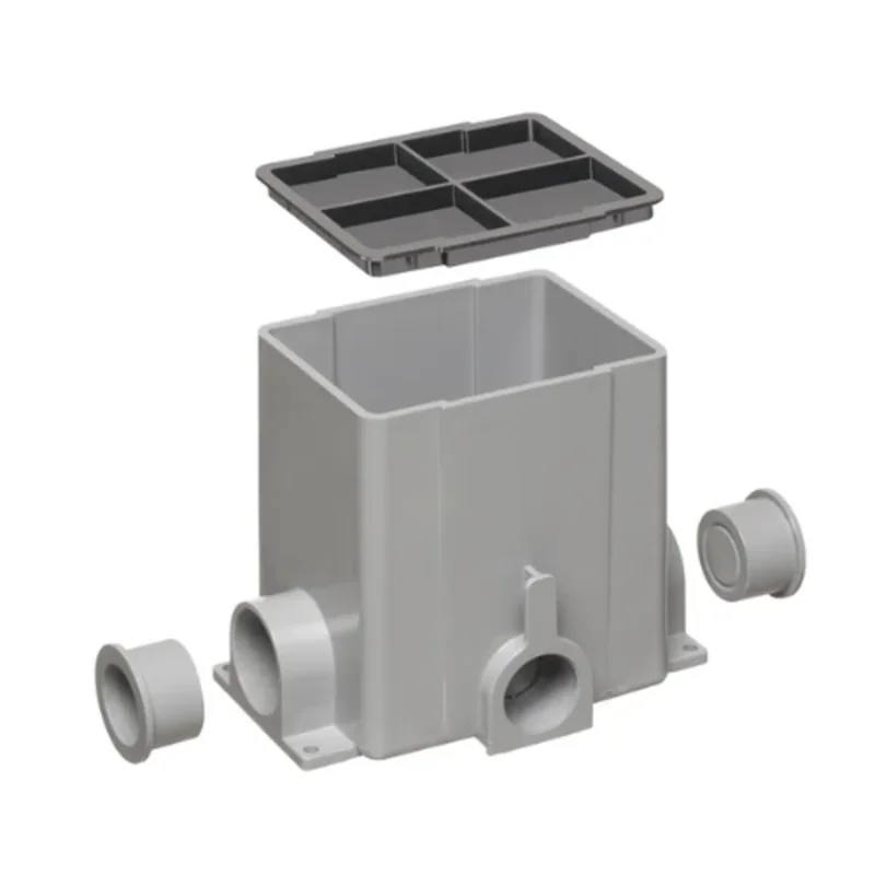 1-1/4 Inch Non Metallic Floor Box Cover With Gangable Concrete FLBC8500
