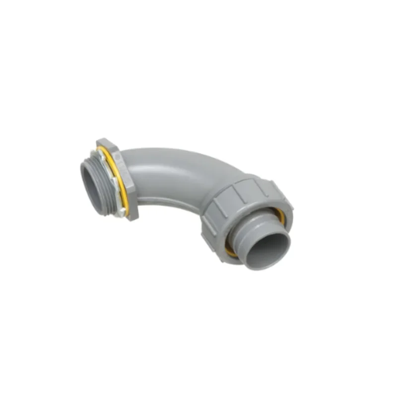 1-1/4 Inch Snap2IT Push In Non Metallic Liquidtight Conduit Connector UV-Rated Plastic NMLT90125