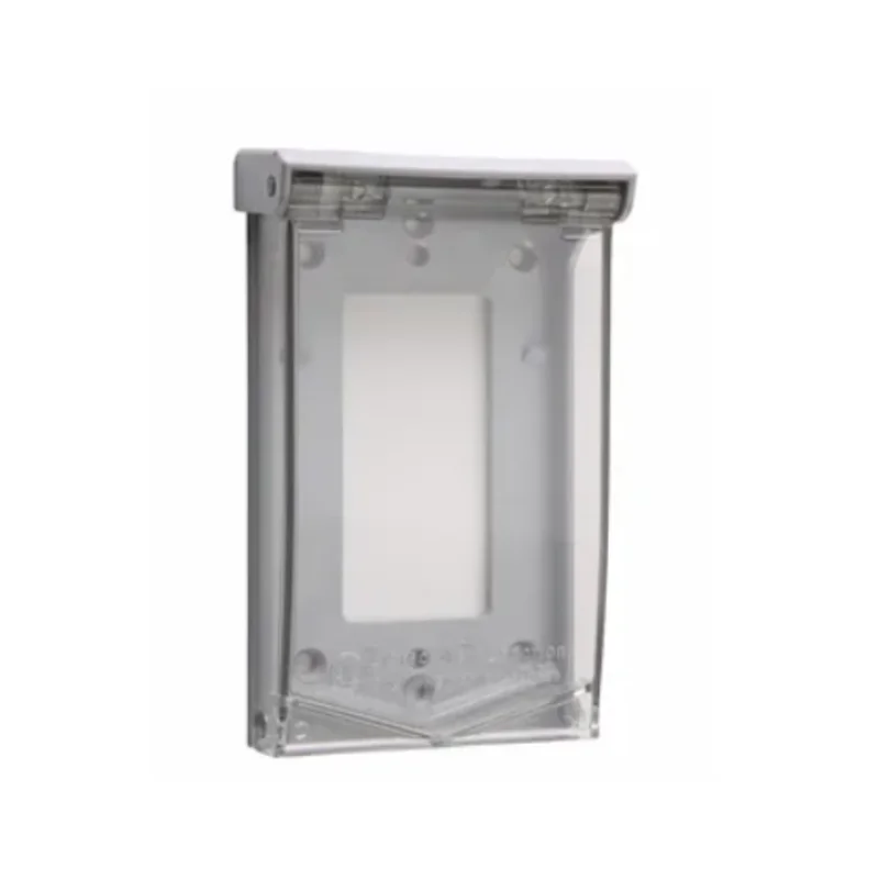 1.125 Inch Depth Thermoplastic Decorator GFCI Weatherproof Cover With Lid 3723-FS
