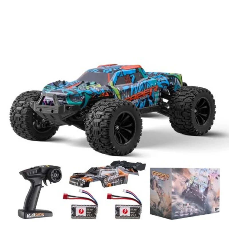 1:14 Scale RC Car 4WD Off-Road Truck 42 km/h 45 Wheelie Extra Car Shell Adjustable Speed for Kids 8+