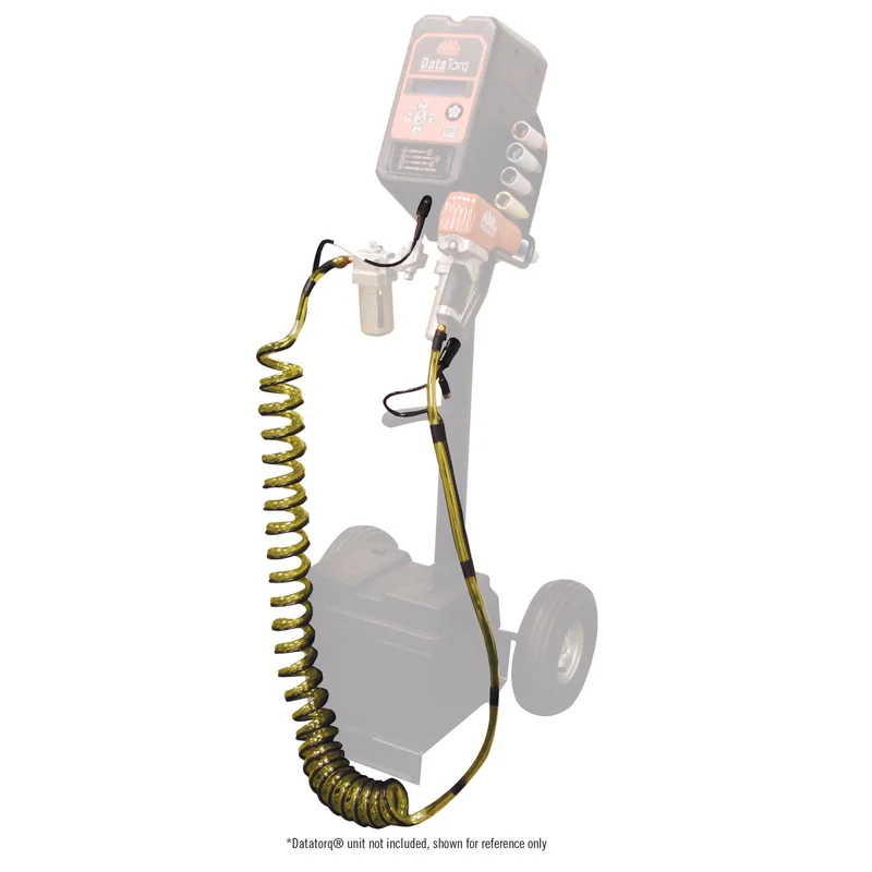 1/2" Coiled DataTorq Hose Cable - 16'