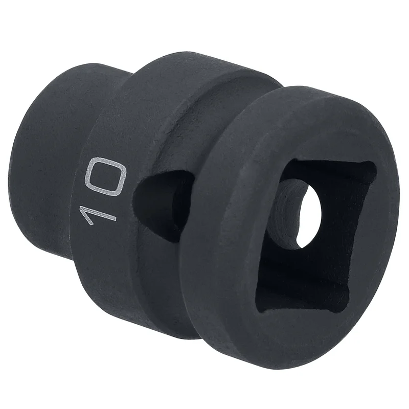 1/2" Drive 6 pt. Stubby Impact Socket - 10mm