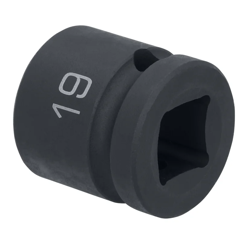 1/2" Drive 6 pt. Stubby Impact Socket - 19mm