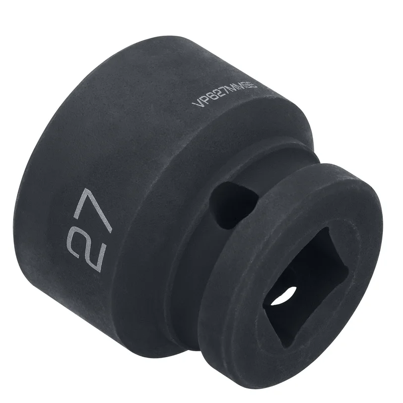 1/2" Drive 6 pt. Stubby Impact Socket - 27mm