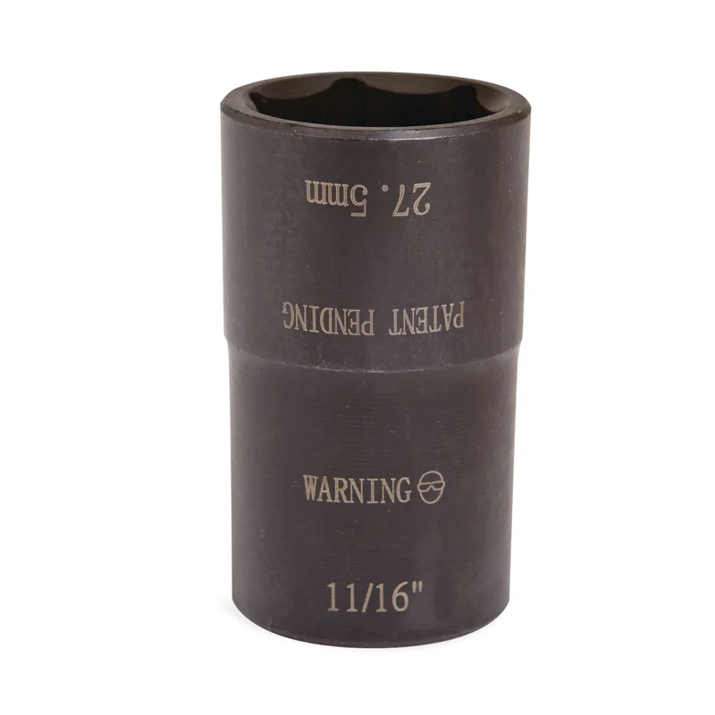 1/2 Drive Dual-Sided Lug Nut Chrome Cap Buster Socket - 1-1/16 x 27.5mm