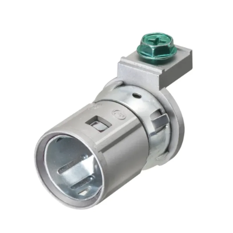 1/2 Inch 1-Piece High Performance Cable Connector With Grounding Lug 38RASTG