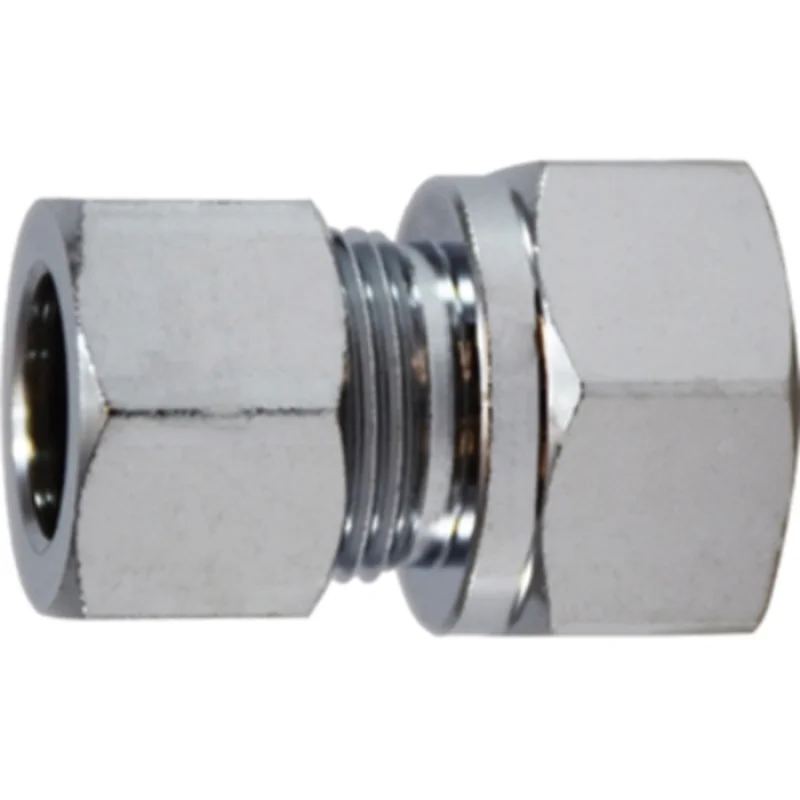 1/2 Inch Compression 1/2 Inch FIP Chrome Plated Brass Adapter 31159