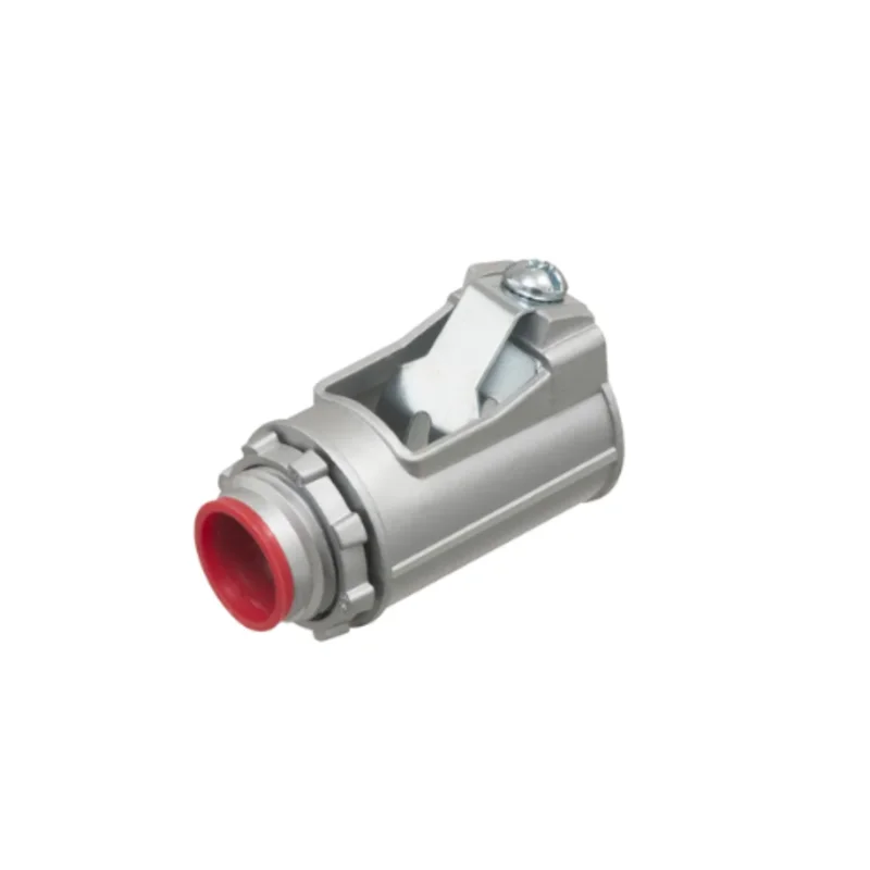 1/2 Inch Diameter Snap-In MC Cable Connector with Insulated Throat 5010A