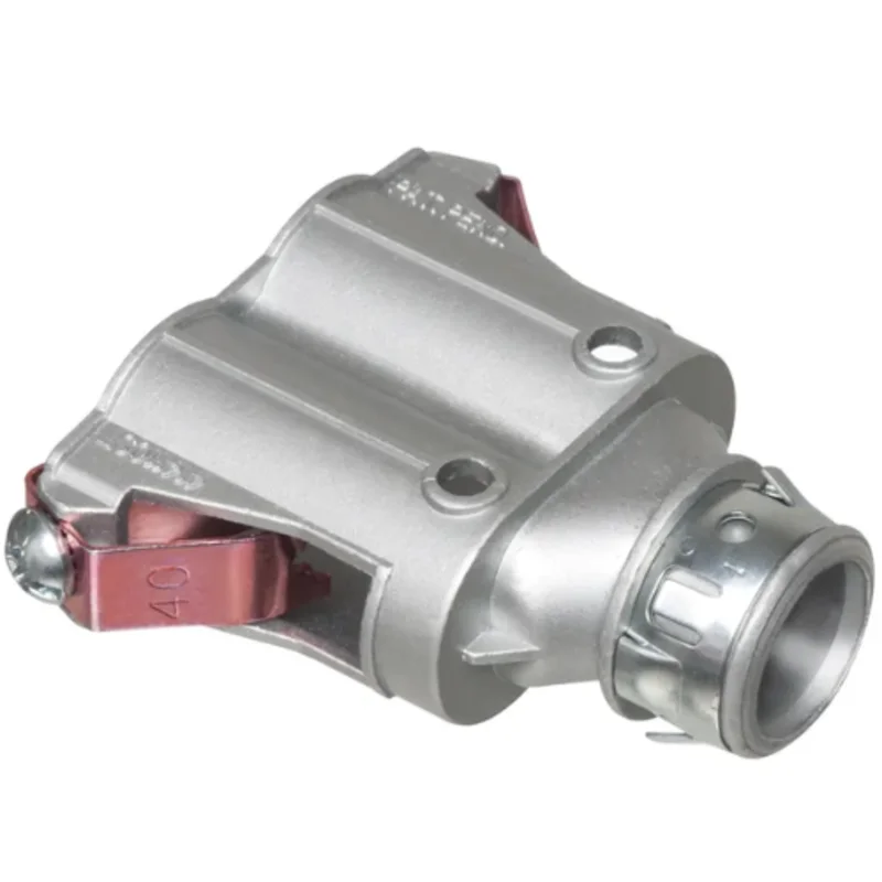 1/2 Inch Non Metallic Duplex Cable Connector with Insulated Throat 414110ST