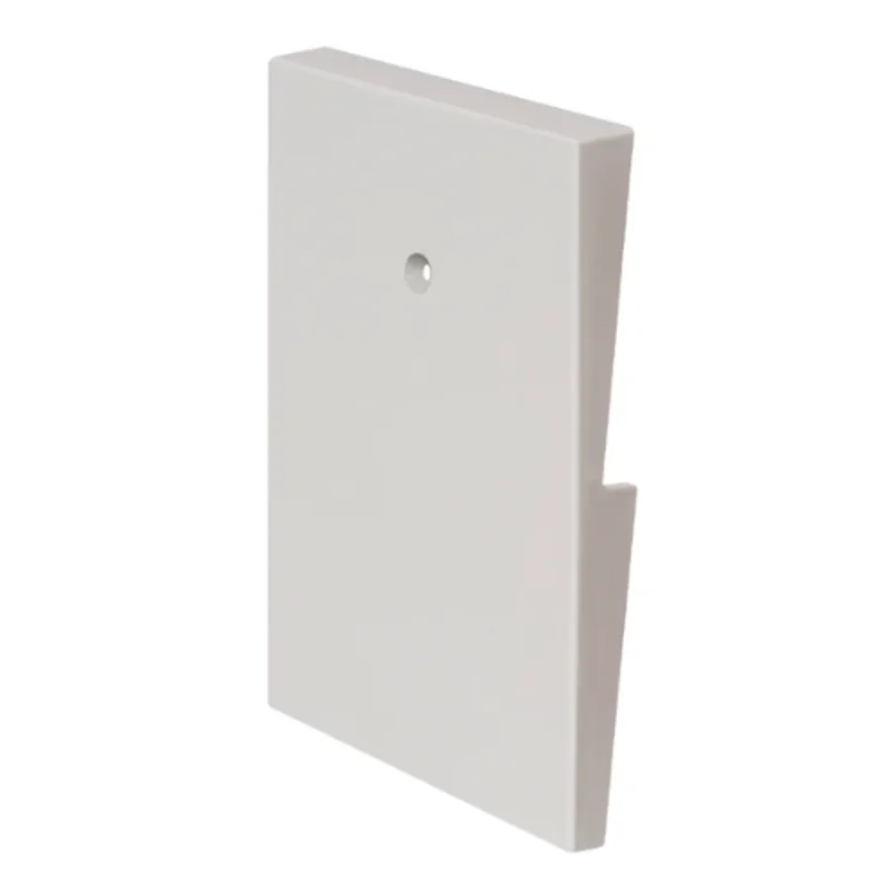1/2 Inch Non Metallic Lap Siding Smooth mounting Block White MB5741