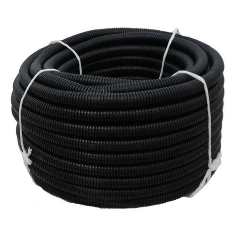 1/2 Inch NON Split Loom Tubing Corrugated Black 100FT