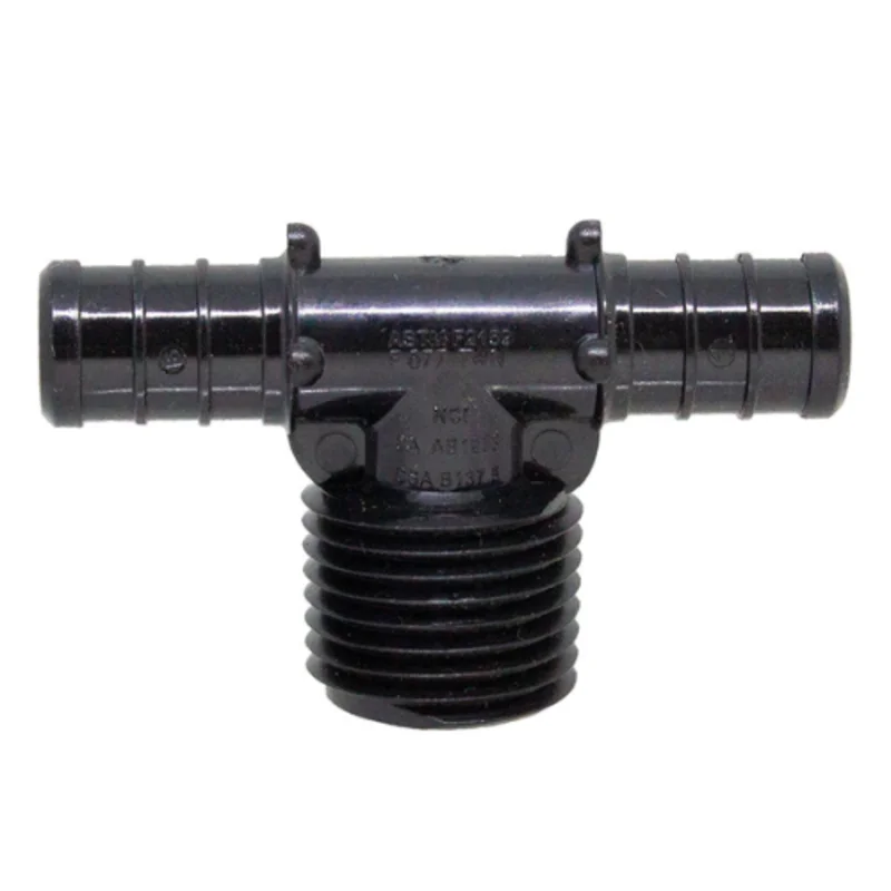 1/2 Inch PEX 1/2 Inch 1/2 Inch Male NPT Male Branch Tee Polyphenylsulfone 35242