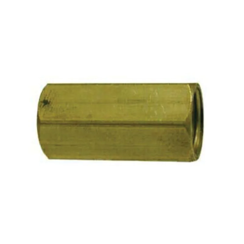 1/2 Inch Threaded Double Compression Sleeve Break-Away Nut Brass 16013
