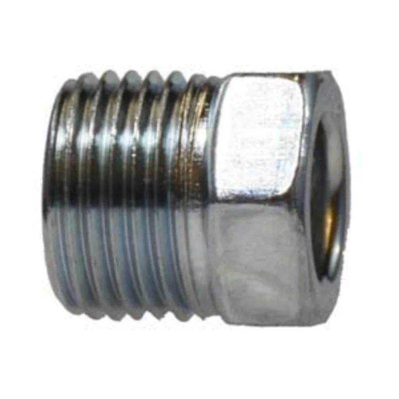 1/2" Male Inverted Zinc Steel Chromate Flared Nut 12006
