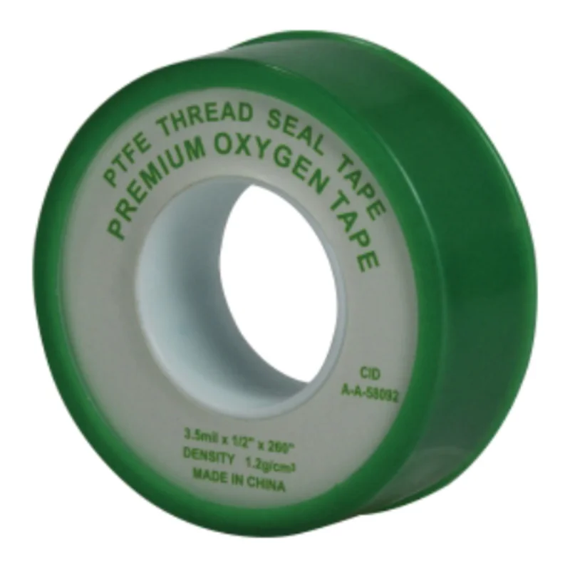 1/2" Wide x 520" Long 3.5 Mil Thick 1.2 g/cc Density for Thread Seal Oxygen Tape 982131