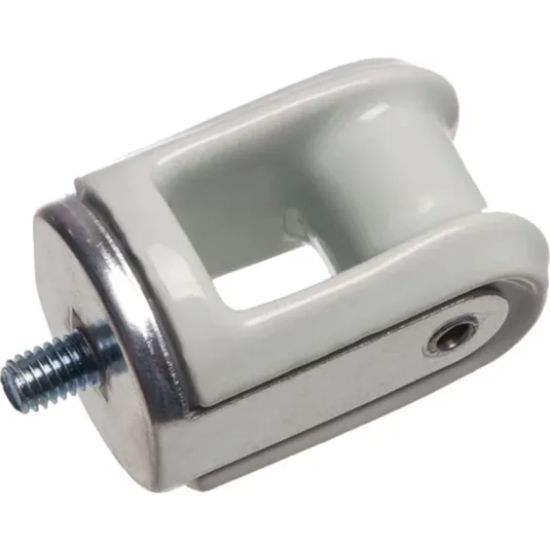 1/2 Wire Holder With Solid Rivet Through Head with Galvanized Porcelain Steel 617
