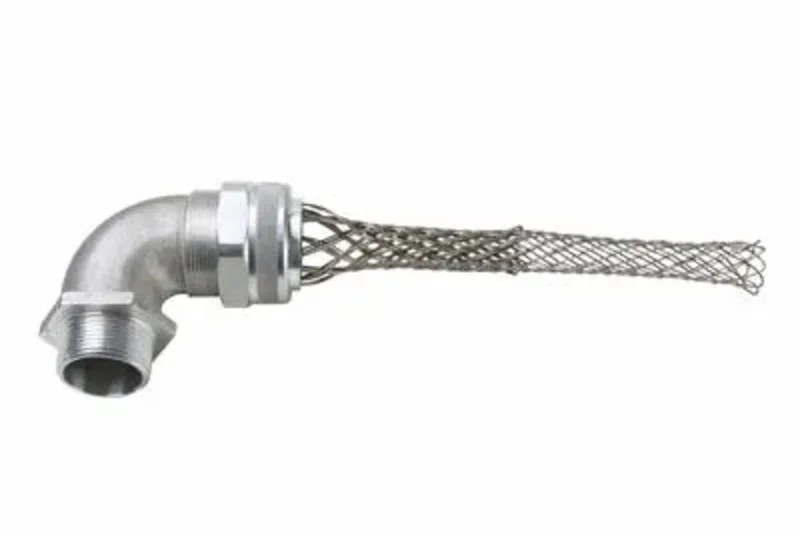 1.25 Inch Cable Diameter Range Deluxe Strain Relief Cord Grip With Stainless Steel Mesh CG122090