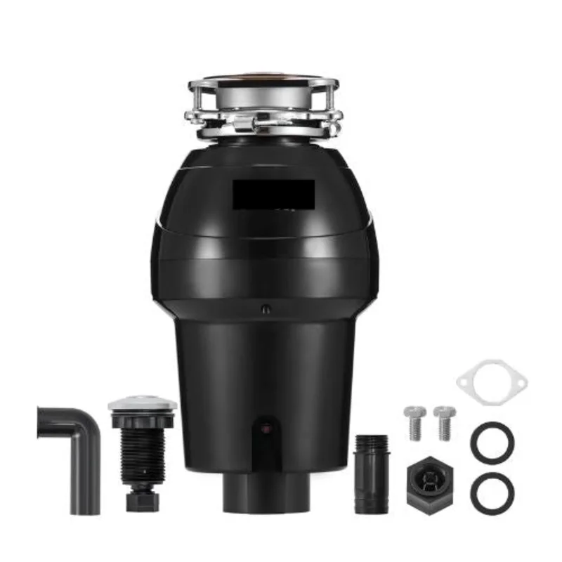 1.25HP Garbage Disposal Continuous Feed Food Waste Disposer with Sound Reduction & 3-Bolt Mount System