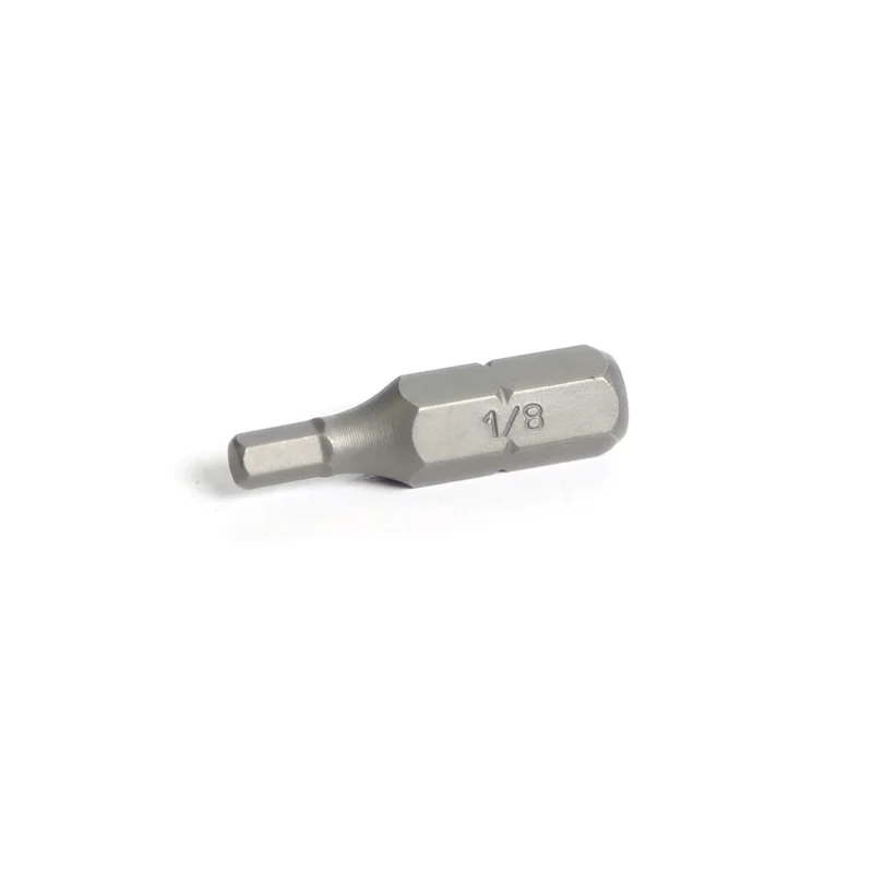 1/4" Hex Drive Hex Bit 1"- 1/8"