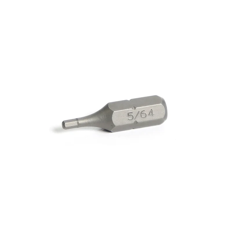1/4" Hex Drive Hex Bit 1"- 5/64"