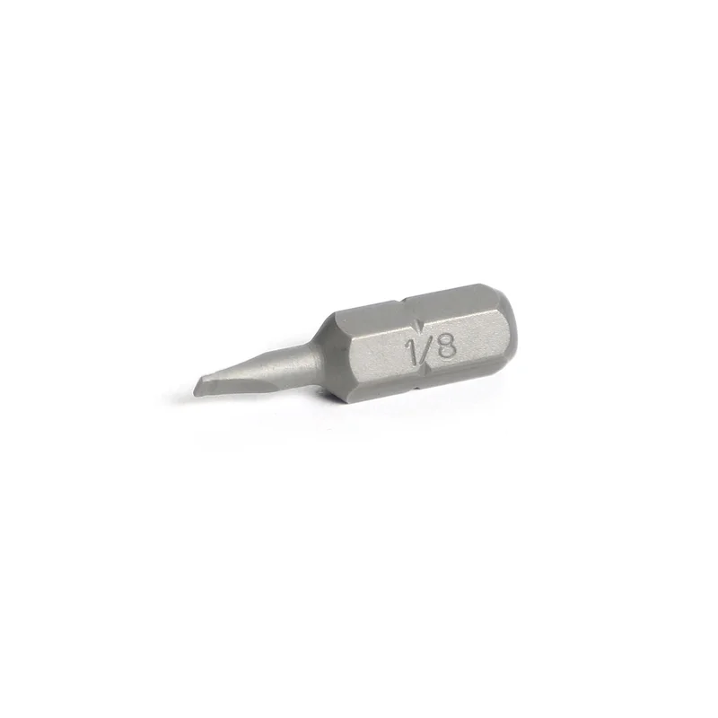 1/4" Hex Drive Slotted Bit 1" - 1/8"