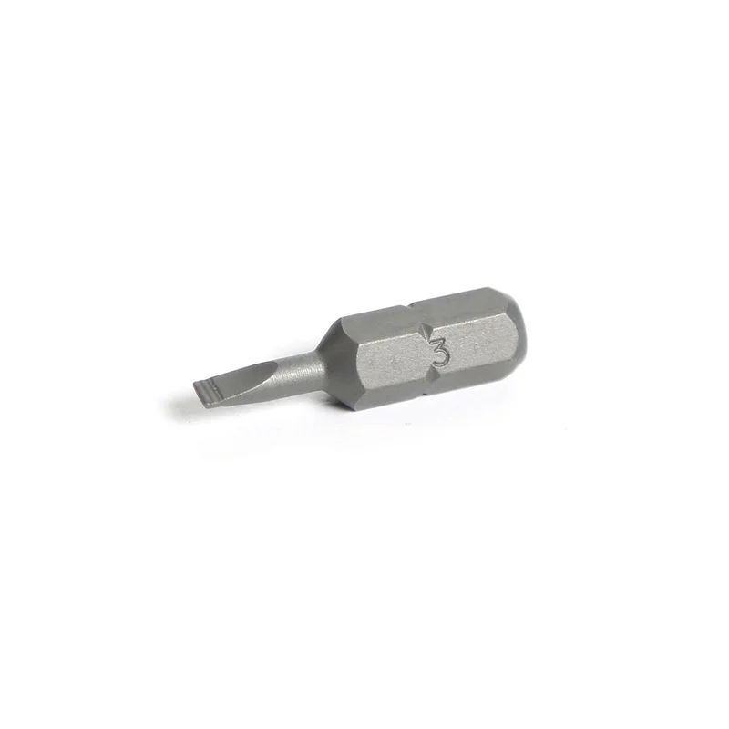 1/4" Hex Drive Slotted Bit 1" - 3mm