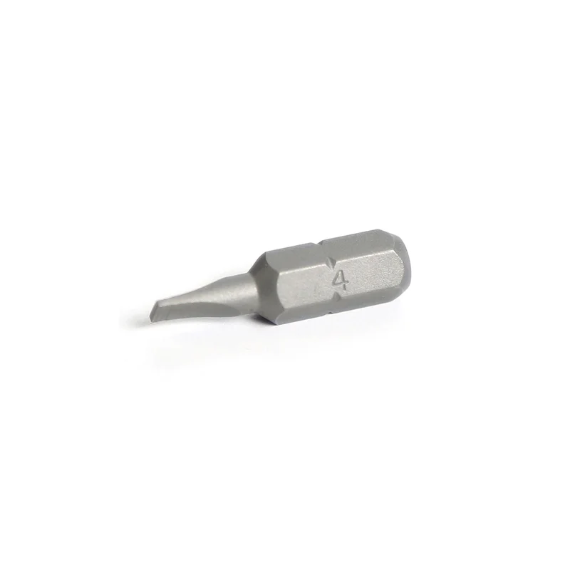 1/4" Hex Drive Slotted Bit 1" - 4mm