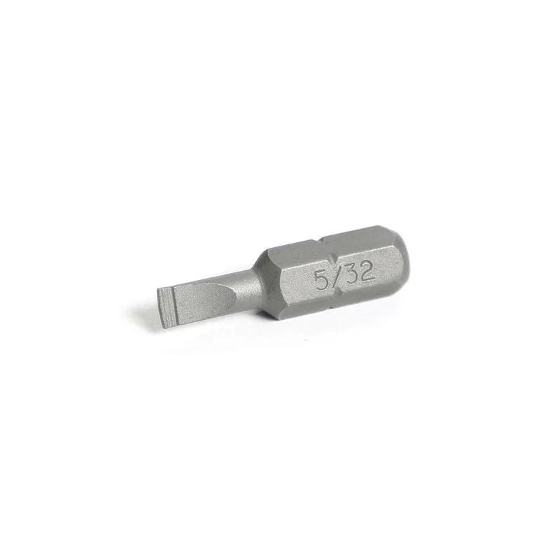 1/4" Hex Drive Slotted Bit 1" - 5/32"
