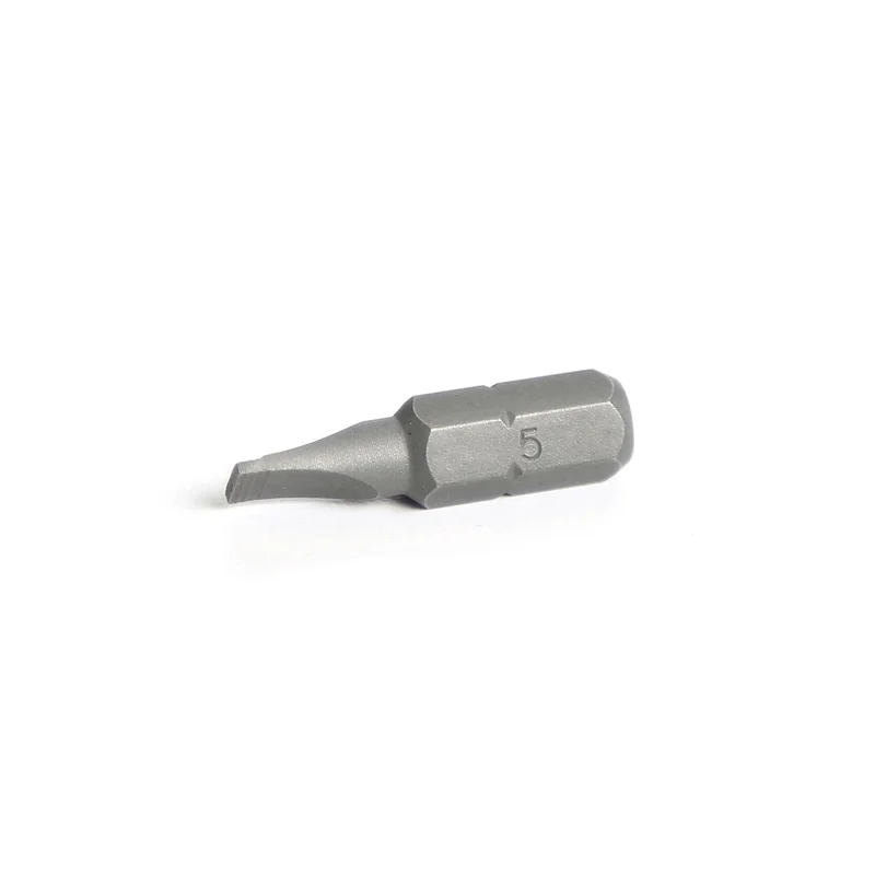 1/4" Hex Drive Slotted Bit 1" - 5mm