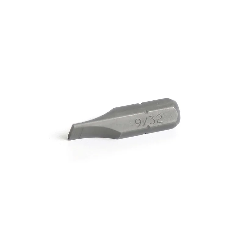 1/4" Hex Drive Slotted Bit 1" - 9/32"