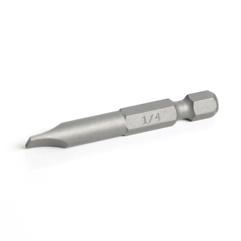 1/4" Hex Drive Slotted Bit 2" - 1/4"