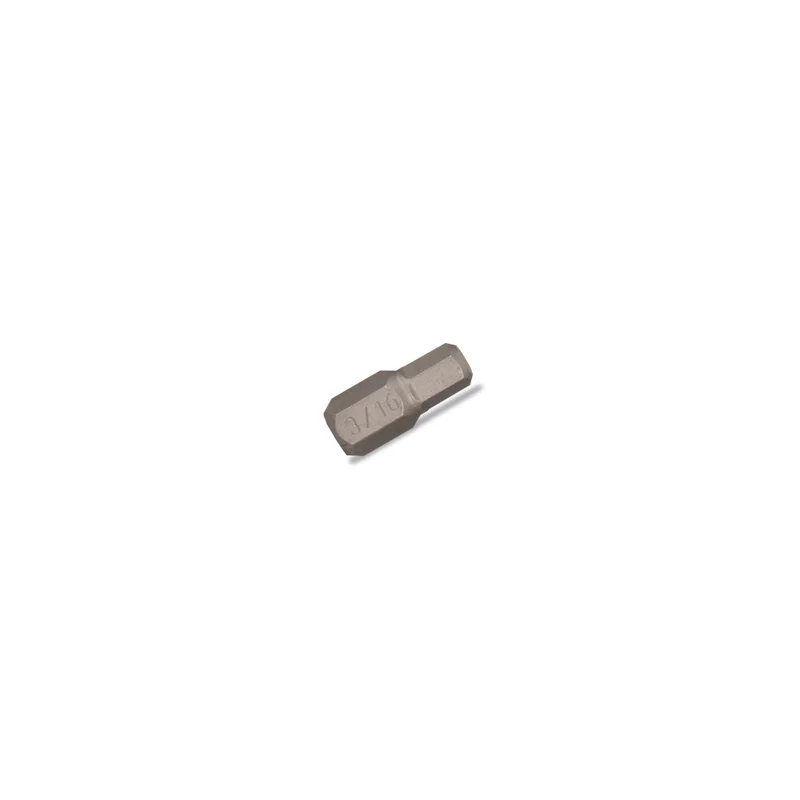 1/4" Hex Drive Stubby Hex Bit - 3/16"