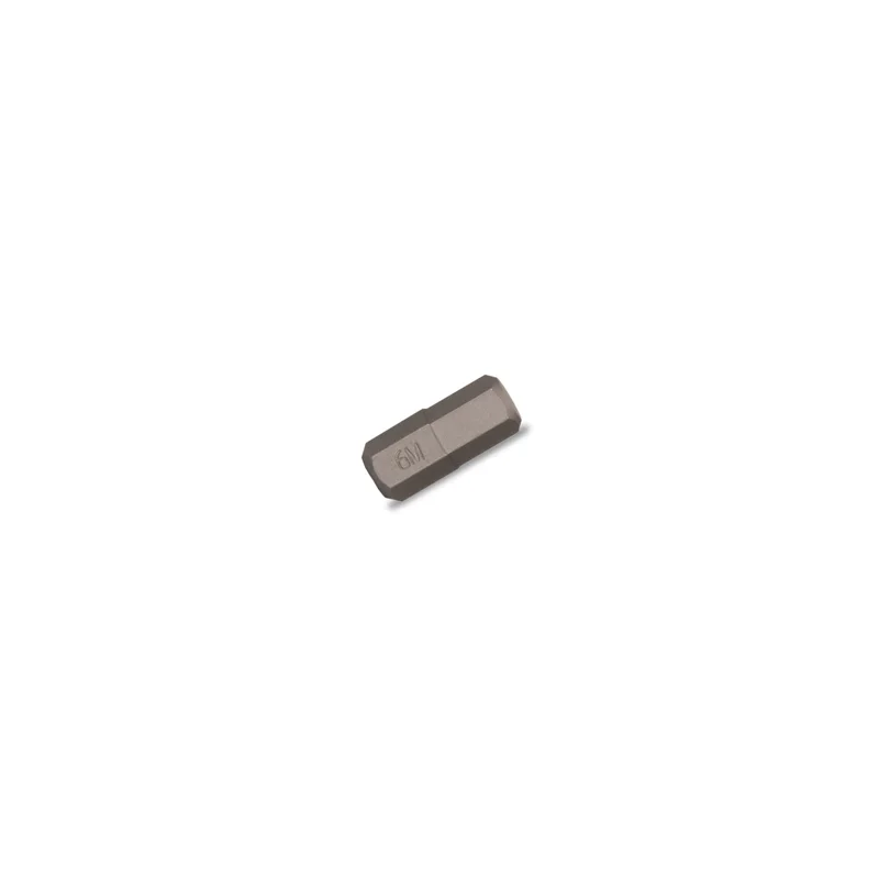 1/4" Hex Drive Stubby Hex Bit - 6mm