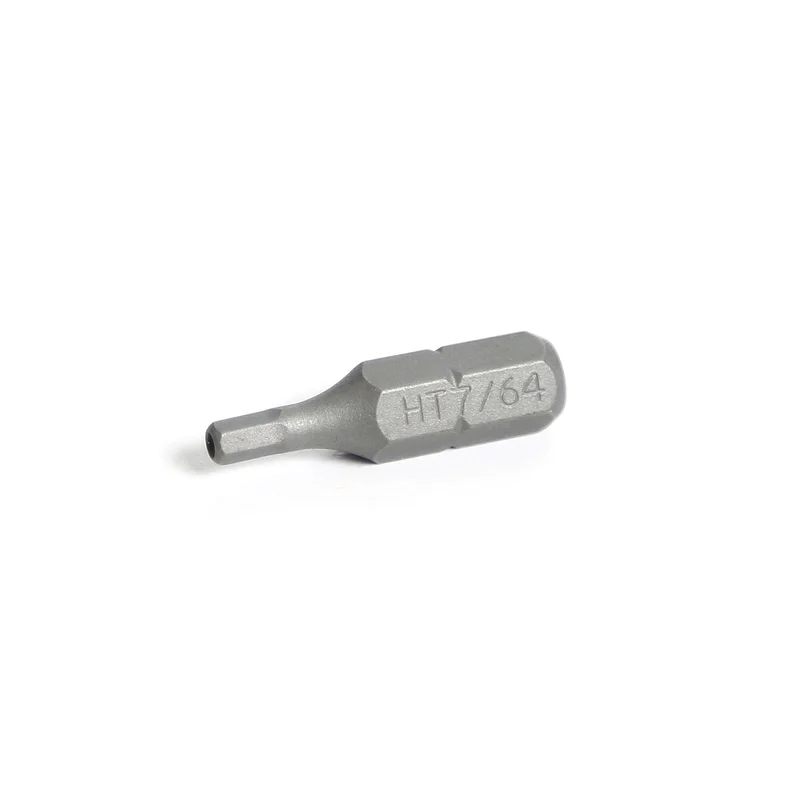 1/4" Hex Drive Tamper-Resistant Hex Bit 1" - 7/64"