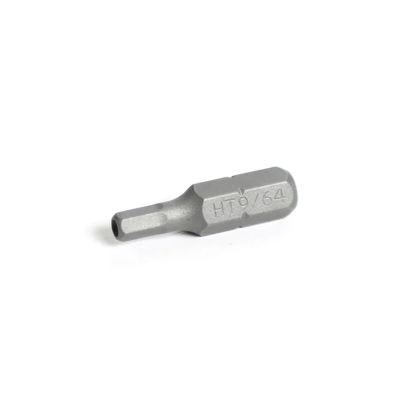 1/4" Hex Drive Tamper-Resistant Hex Bit 1" - 9/64"