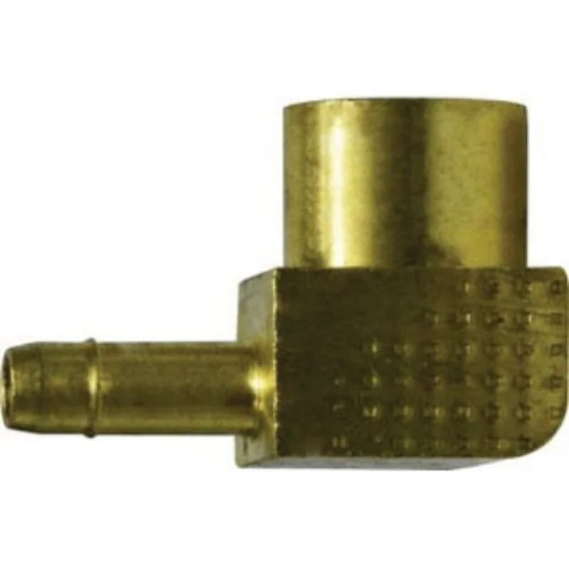 1/4 in Hose Barbed 1/8 in FPT Brass FEM Elbow 21133