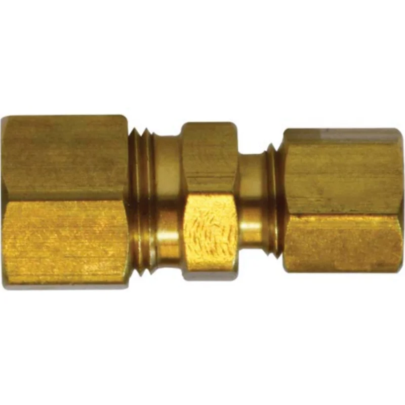 1/4 Inch 3/16 Inch Compression Reducing Union Brass 18077