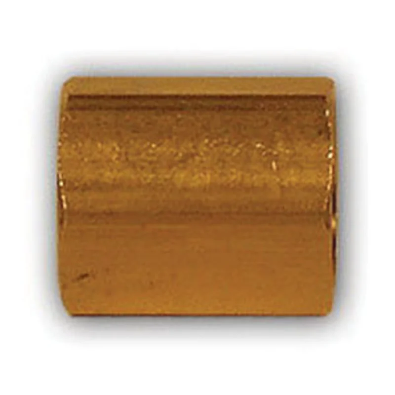 1/4 Inch Compression 1/4 Inch Connection for Fluid and Gas Lines Sleeve Union Brass 16114