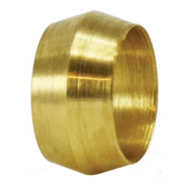 1/4 Inch Compression Hex Nut Thermoplastic Tubing Brass 18035